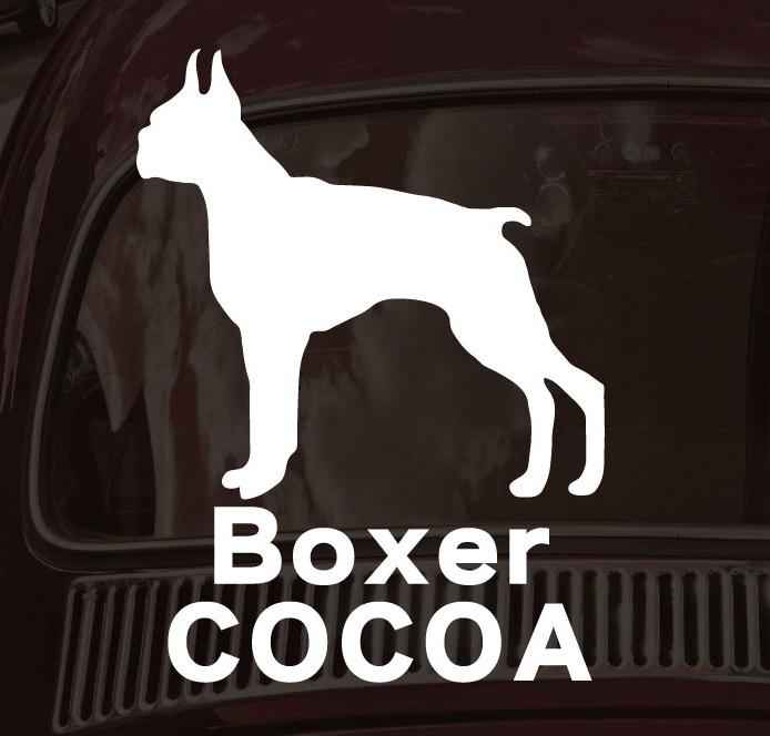 ボクサー_オリジナルペットシルエットカーステッカー_犬グッズ_名入れ_PET-TEP_ENT_130_1561枚目の画像