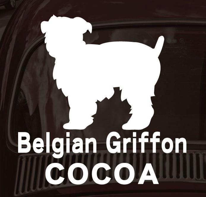 ベルジアングリフォン_ペットシルエットカーステッカー_犬グッズ_名入れ_PET-TEP_ENT_123_2351枚目の画像