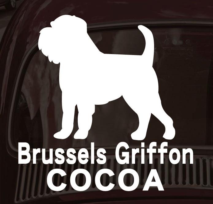 ブリュッセルグリフォン_ペットシルエットカーステッカー_犬グッズ_名入れ_PET-TEP_ENT_115_2311枚目の画像
