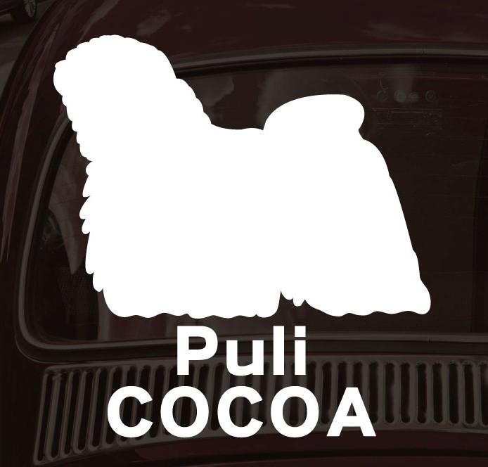 プーリー_オリジナルペットシルエットカーステッカー_犬グッズ_名入れ_PET-TEP_ENT_109_2251枚目の画像