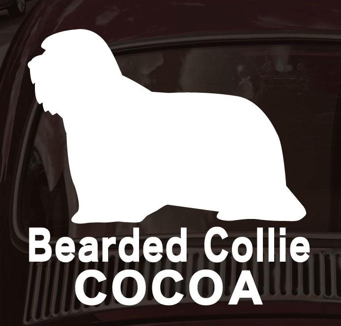 ビアデッドコリー_オリジナルペットシルエットカーステッカー_犬グッズ_名入れ_PET-TEP_ENT_104_2231枚目の画像