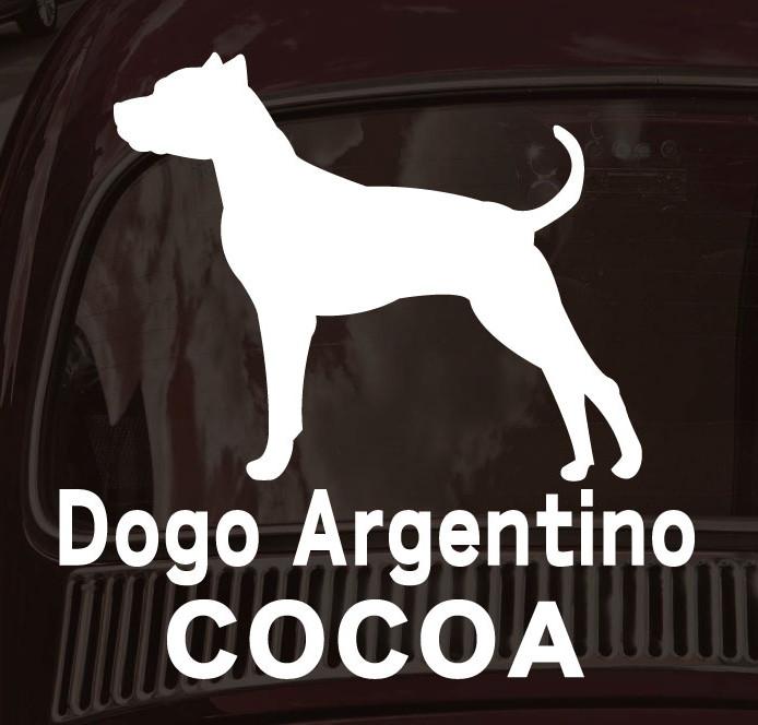 ドゴアルヘンティーノ_ペットシルエットカーステッカー_犬グッズ_名入れ_PET-TEP_ENT_088_2131枚目の画像