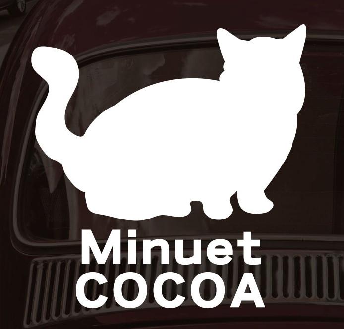 ミヌエット_オリジナルペットシルエットカーステッカー_猫グッズ_名入れ_PET-TEP_ENT_229_3361枚目の画像