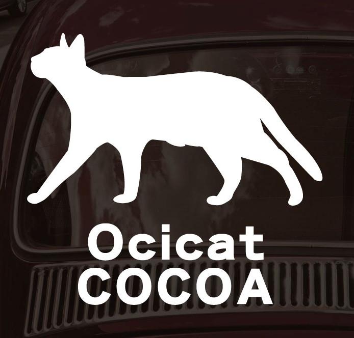 オシキャット_オリジナルペットシルエットカーステッカー_猫グッズ_名入れ_PET-TEP_ENT_192_3451枚目の画像