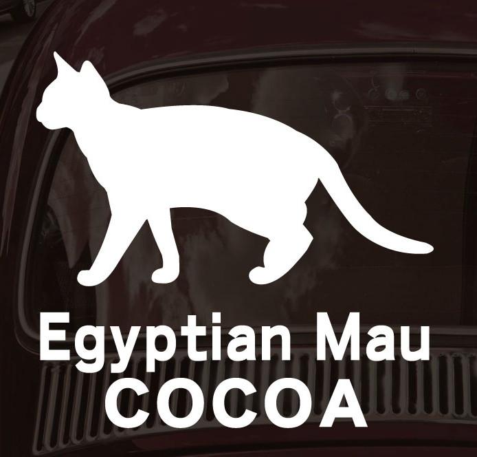 エジプシャンマウ_オリジナルペットシルエットカーステッカー_猫グッズ_名入れ_PET-TEP_ENT_191_3441枚目の画像