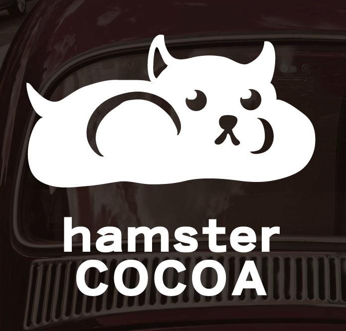 ハムスター_オリジナルペットシルエットカーステッカー_犬グッズ_名入れ_PET-TEP_ENT_246_5021枚目の画像