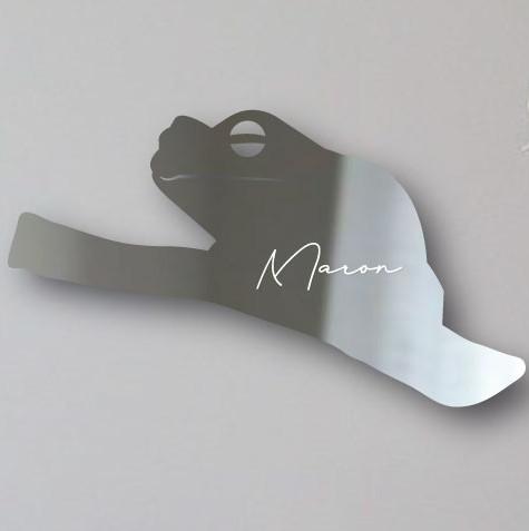 イエアメガエル_ペットシルエットシェイプミラー鏡_両生類グッズ_名入れ_PET-TEP_ENT_309_7041枚目の画像