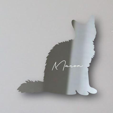 ラパーマ_オリジナルペットシルエットシェイプミラー鏡_猫グッズ_名入れ_PET-TEP_ENT_233_3391枚目の画像