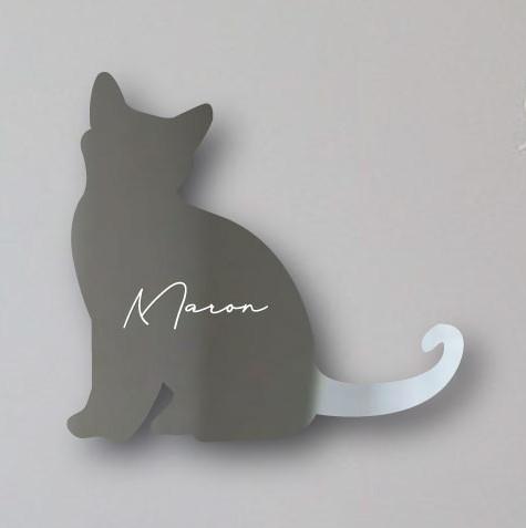 ボンベイ_オリジナルペットシルエットシェイプミラー鏡_猫グッズ_名入れ_PET-TEP_ENT_224_3611枚目の画像