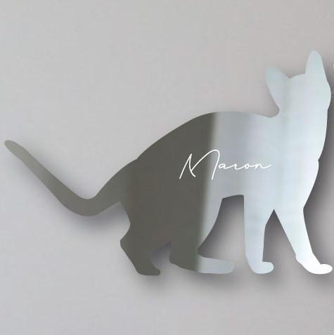 ベンガル_オリジナルペットシルエットシェイプミラー鏡_猫グッズ_名入れ_PET-TEP_ENT_223_3171枚目の画像