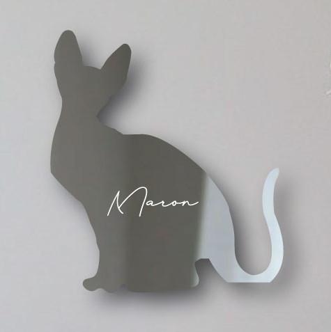 スフィンクス_オリジナルペットシルエットシェイプミラー鏡_猫グッズ_名入れ_PET-TEP_ENT_206_3521枚目の画像