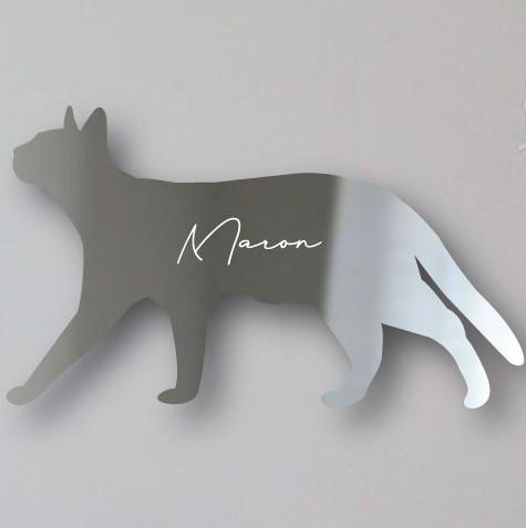 オシキャット_オリジナルペットシルエットシェイプミラー鏡_猫グッズ_名入れ_PET-TEP_ENT_192_3451枚目の画像