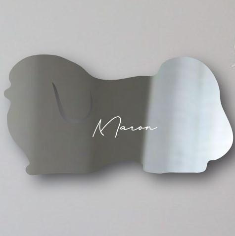 ペギニーズ_オリジナルペットシルエットシェイプミラー鏡_犬グッズ_名入れ_PET-TEP_ENT_121_1541枚目の画像
