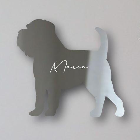 ブリュッセルグリフォン_ペットシルエットシェイプミラー鏡_犬グッズ_名入れ_PET-TEP_ENT_115_2311枚目の画像