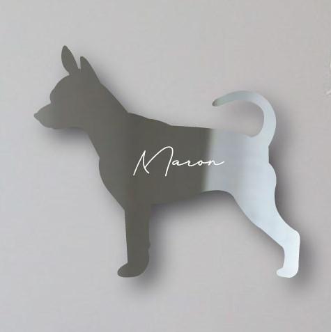 プラシュスキークリサジーク_ペットシルエットシェイプミラー鏡_犬グッズ_名入れ_PET-TEP_ENT_112_2281枚目の画像