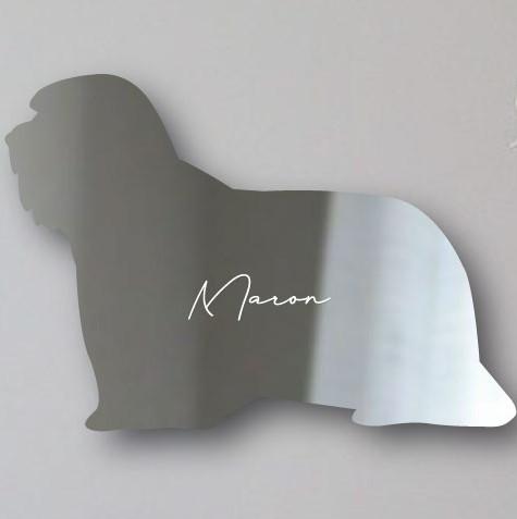 ビアデッドコリー_オリジナルペットシルエットシェイプミラー鏡_犬グッズ_名入れ_PET-TEP_ENT_104_2231枚目の画像