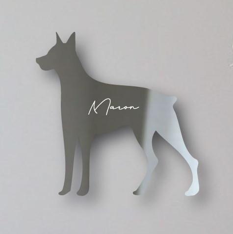 ドーベルマン_オリジナルペットシルエットシェイプミラー鏡_犬グッズ_名入れ_PET-TEP_ENT_086_1421枚目の画像