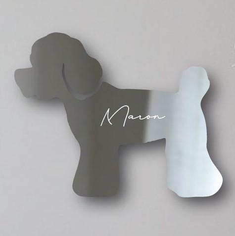 トイプードル_オリジナルペットシルエットシェイプミラー鏡_犬グッズ_名入れ_PET-TEP_ENT_084_1081枚目の画像