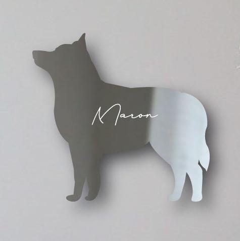 スキッパーキ_オリジナルペットシルエットシェイプミラー鏡_犬グッズ_名入れ_PET-TEP_ENT_058_1981枚目の画像