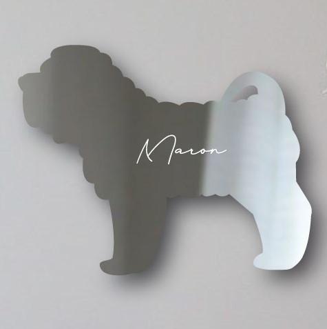 シャーペイ_オリジナルペットシルエットシェイプミラー鏡_犬グッズ_名入れ_PET-TEP_ENT_051_1941枚目の画像