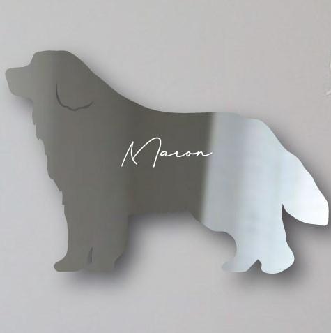 グレートピレニーズ_ペットシルエットシェイプミラー鏡_犬グッズ_名入れ_PET-TEP_ENT_032_1251枚目の画像