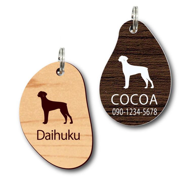 ドーベルマンたれ耳_オリジナルペットシルエットサインスタンプ_犬グッズ_名入れ_PET-TEP_ENT_087_1431枚目の画像