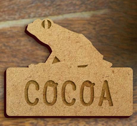 アカメアマガエル_ペットシルエット木札/木製名札_両生類グッズ_名入れ_PET-TEP_ENT_306_7011枚目の画像