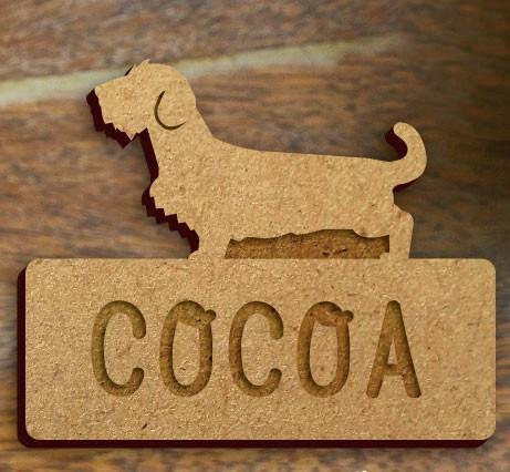 ミニチュアダックスフンドワイヤー_ペット木札/木製名札_犬グッズ_名入れ_PET-TEP_ENT_149_1641枚目の画像