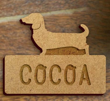 ミニチュアダックスフンドスムース_ペット木札/木製名札_犬グッズ_名入れ_PET-TEP_ENT_147_1621枚目の画像