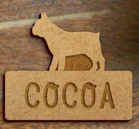 フレンチブルドッグ_オリジナルペットシルエット木札/木製名札_犬グッズ_名入れ_PET-TEP_ENT_120_1041枚目の画像