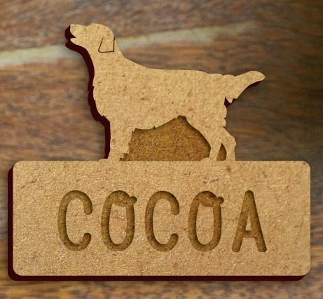 フラットコーテッドレトリーバー_ペット木札/木製名札_犬グッズ_名入れ_PET-TEP_ENT_113_2291枚目の画像