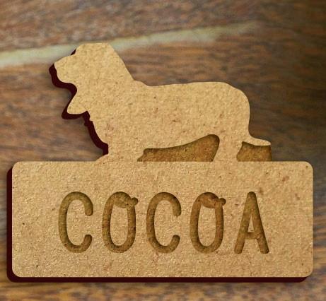 バセットハウンド_オリジナルペットシルエット木札/木製名札_犬グッズ_名入れ_PET-TEP_ENT_100_1481枚目の画像