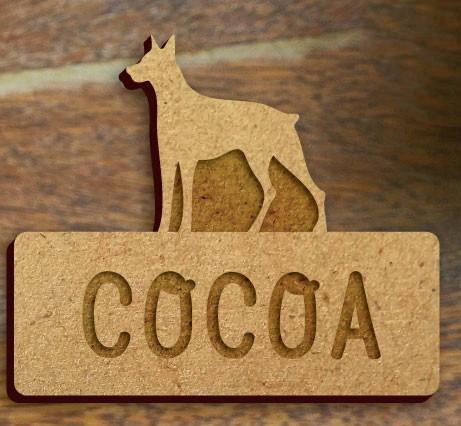 ドーベルマン_オリジナルペットシルエット木札/木製名札_犬グッズ_名入れ_PET-TEP_ENT_086_1421枚目の画像