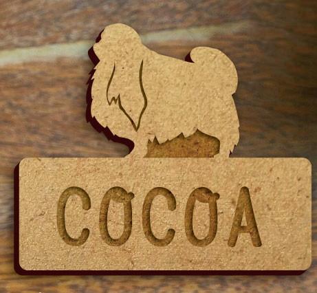 狆_オリジナルペットシルエット木札/木製名札_犬グッズ_名入れ_PET-TEP_ENT_080_1401枚目の画像