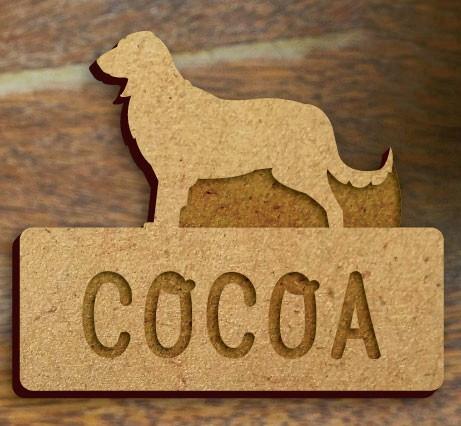 スモールミュンスターレンダー_ペットシルエット木札/木製名札_犬グッズ_名入れ_PET-TEP_ENT_065_2011枚目の画像