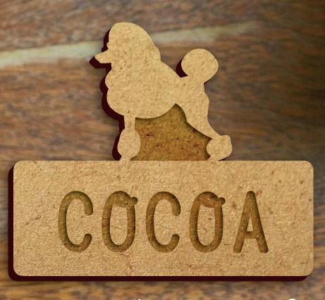 スタンダードプードルコンチネンタルクリップ_木札/木製名札_犬グッズ_名入れ_PET-TEP_ENT_062_1341枚目の画像