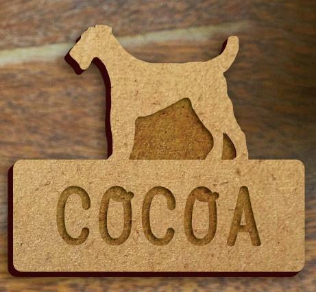 エアデールテリア_オリジナルペットシルエット木札/木製名札_犬グッズ_名入れ_PET-TEP_ENT_020_1201枚目の画像