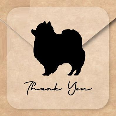 ポメラニアン_オリジナルペットシルエットお名前シール_犬グッズ_名入れ_PET-TEP_ENT_133_1101枚目の画像