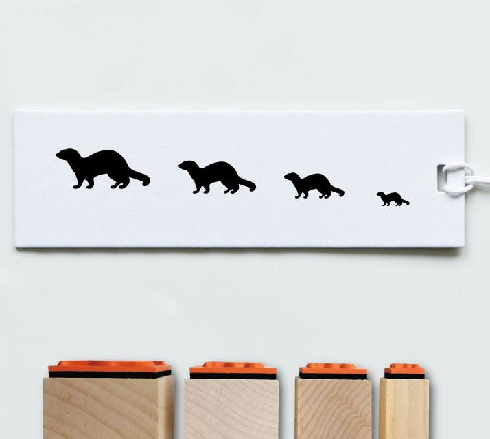 フェレット_オリジナルペットシルエットスタンプセット_小動物グッズ_名入れ_PET-TEP_ENT_249_5121枚目の画像