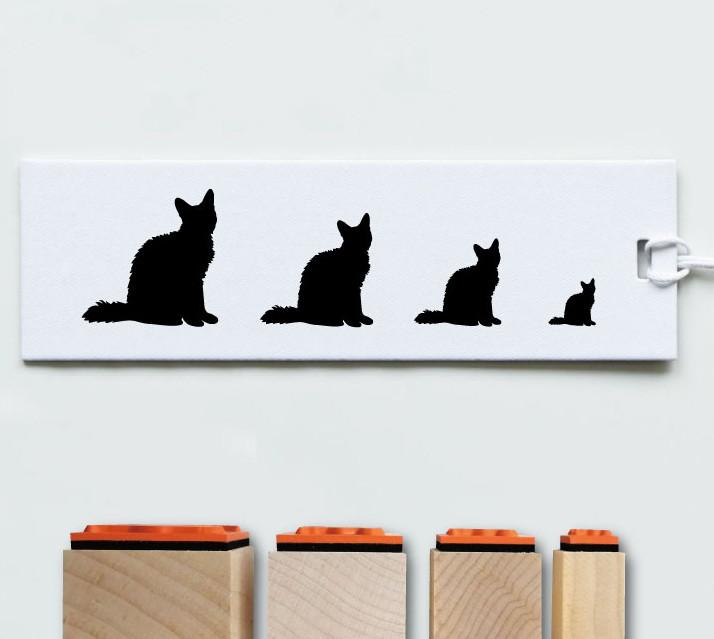 ラパーマ_オリジナルペットシルエットスタンプセット_猫グッズ_名入れ_PET-TEP_ENT_233_3391枚目の画像