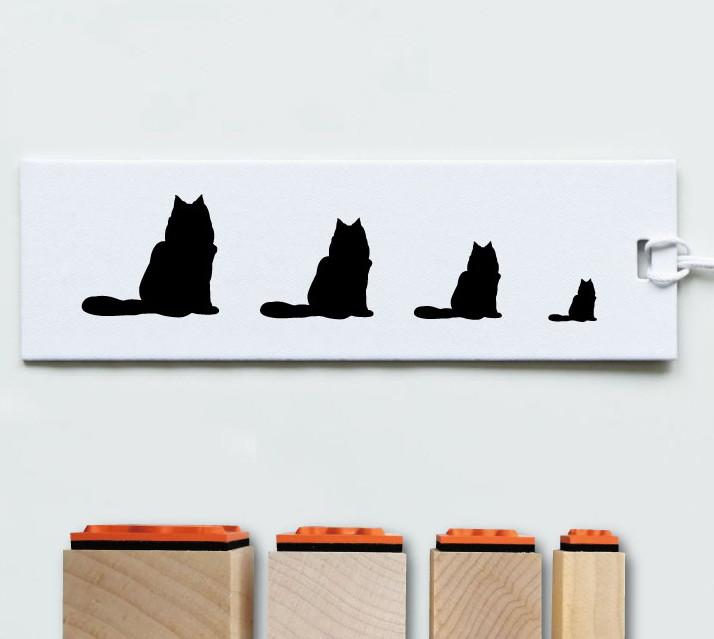 メインクーン_オリジナルペットシルエットスタンプセット_猫グッズ_名入れ_PET-TEP_ENT_230_3191枚目の画像