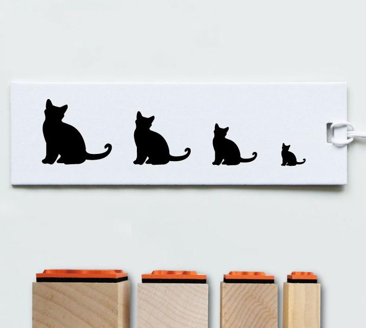 ボンベイ_オリジナルペットシルエットスタンプセット_猫グッズ_名入れ_PET-TEP_ENT_224_3611枚目の画像