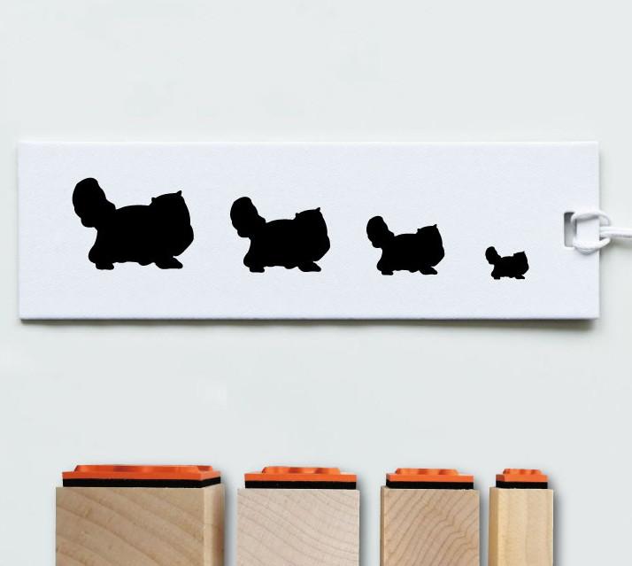 ペルシャ_オリジナルペットシルエットスタンプセット_猫グッズ_名入れ_PET-TEP_ENT_222_3201枚目の画像