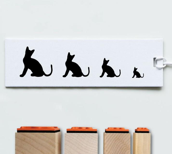 シンガプーラ_オリジナルペットシルエットスタンプセット_猫グッズ_名入れ_PET-TEP_ENT_201_3281枚目の画像