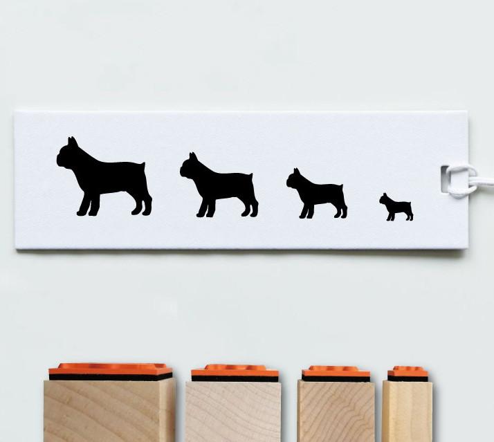 フレンチブルドッグ_ペットシルエットスタンプセット_犬グッズ_名入れ_PET-TEP_ENT_120_1041枚目の画像