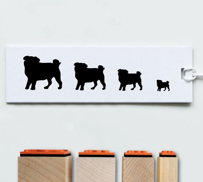 パグ_オリジナルペットシルエットスタンプセット_犬グッズ_名入れ_PET-TEP_ENT_098_1461枚目の画像