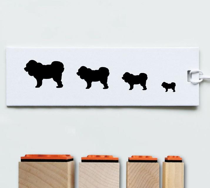 チベタンマスティフ_ペットシルエットスタンプセット_犬グッズ_名入れ_PET-TEP_ENT_075_2091枚目の画像