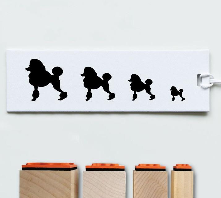 スタンダードプードルコンチネンタルクリップ_スタンプセット_犬グッズ_名入れ_PET-TEP_ENT_062_1341枚目の画像