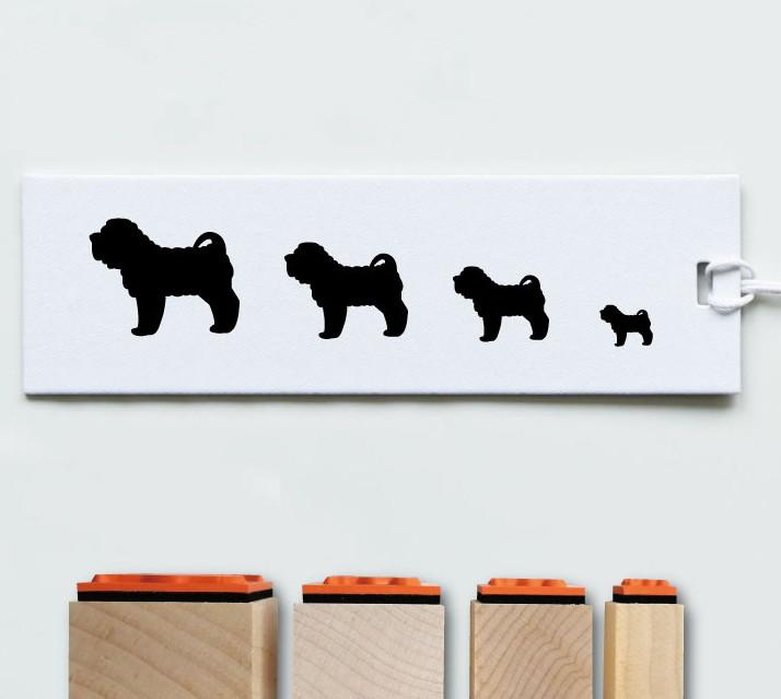 シャーペイ_オリジナルペットシルエットスタンプセット_犬グッズ_名入れ_PET-TEP_ENT_051_1941枚目の画像