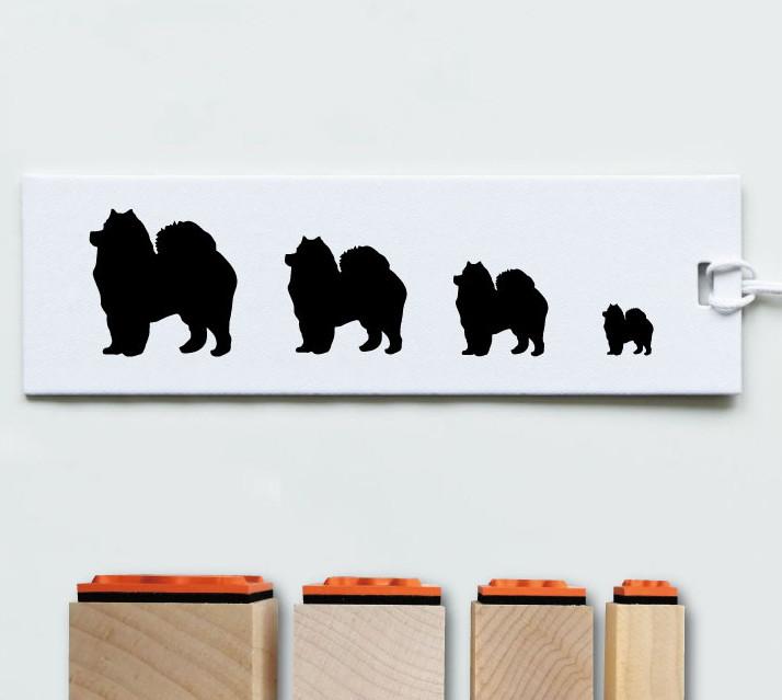サモエド_オリジナルペットシルエットスタンプセット_犬グッズ_名入れ_PET-TEP_ENT_041_1261枚目の画像